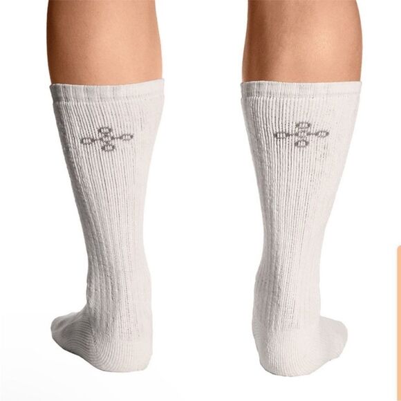 Tommie Copper Cotton White Compression Crew Socks 3 Pack. Size Medium. New NWT - Picture 3 of 7
